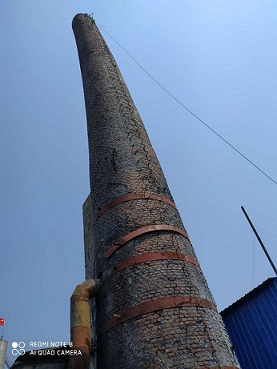 新疆烟囱拆除施工防滑措施要做好：
