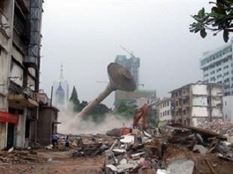 南京水塔人工拆除施工现场的组织设计方案
