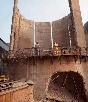 醴陵烟囱拆除的12条技术要求和施工标准