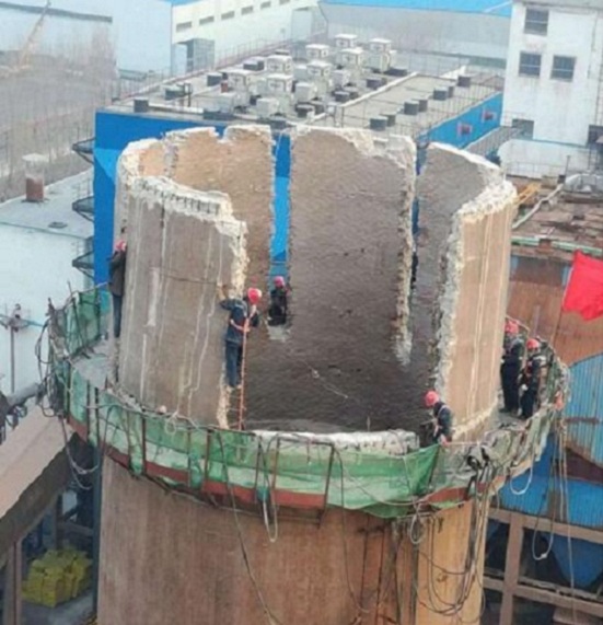 黄石烟囱拆除——专业的施工团队 废弃烟囱人工拆除技术资讯