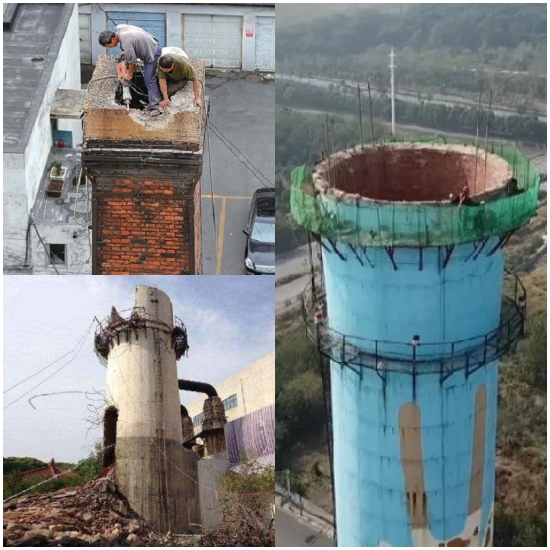 武汉拆除烟囱公司：技术雄厚，施工案例丰富