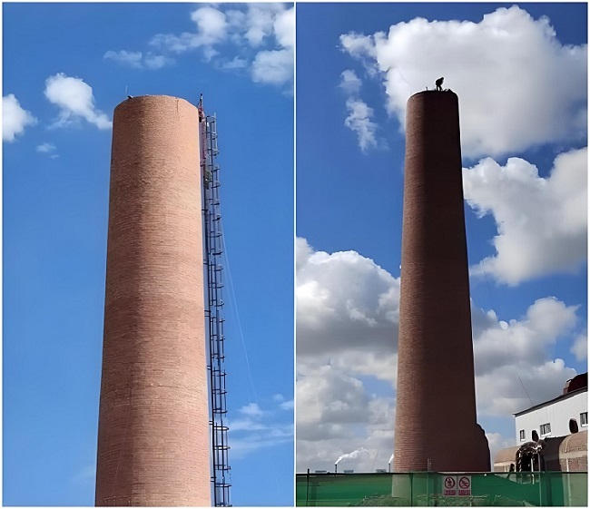 烟囱人工拆除的专业方案规划与安全实施